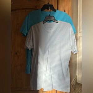 Set of 2 True Classic Men's Grey/Blue and Blue Short Sleeve Tees